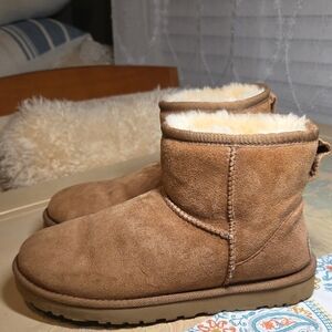 UGG Tan Ankle Boots